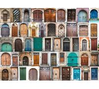 Grafika - Portes - Puzzle 2000 Pièces - Collage de Portes de Styles Traditionnels - Puzzle Adulte - Fabriqué en France