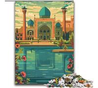 Puzzle 2000 pièces pour Adolescents, Affiche de Voyage d'Ispahan, défi d'intelligence cérébrale, Jouets addictifs, Cadeau d'anniversaire, Cadeaux, décoration Murale 70x100cm