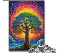 Puzzle 2000 pièces pour Adolescents, Arbres colorés, Divertissement en Famille, activités à la Maison, Cadeau d'anniversaire, Cadeaux de Voyage, pour Les Enfants de 14 Ans et Plus, 70x100cm