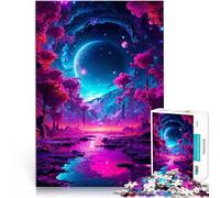 Puzzle 2000 pièces pour Adolescents Arbres Roses Jouet éducatif intellectuel décompressant pour la décoration intérieure 70x100cm