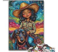 Puzzle 2000 pièces pour Adolescents Art Girl Décoration Murale Artistique et idée Cadeau d'anniversaire pour Amis, Bureau à Domicile 70x100cm