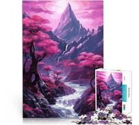 Puzzle 2000 pièces pour Adolescents Art Japonais des Fleurs de Cerisier Jouets de Jeu Liste de souhaits avec Le Père Noël 70x100cm