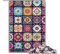 Puzzle 2000 pièces pour Adolescents, Cadeaux, Collage de Fleurs Mandalas, Aide Le Cerveau à exercer, Jouets addictifs pour cultiver la Patience et améliorer la mémoire, 70x100cm