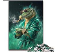 Puzzle 2000 pièces pour Adolescents, Cadeaux, Crocodile Fumeur, Jeux éducatifs, décoration d'intérieur, Collection d'artistes, Beaux-Arts 70x100cm