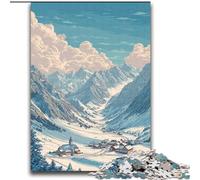 Puzzle 2000 pièces pour Adolescents, Cadeaux Lech Am Arlberg Art pour Les 14 Ans et Plus, pour s'amuser en Famille et Jouer en soirée, Jouets Cadeaux 70x100cm