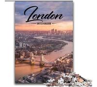 Puzzle 2000 pièces pour Adolescents, Cadeaux Londres, Jouets de Jeu, Chaque pièce est Unique - Jeu Familial Stimulant et Amusant pour Les 14 Ans 70x100cm