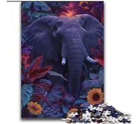 Puzzle 2000 pièces pour Adolescents, Cadeaux, Tournesol, éléphant, Jeux éducatifs, décoration d'intérieur, idéal comme Cadeau pour Toute la Famille, 70x100cm