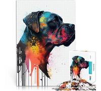 Puzzle 2000 pièces pour Adolescents Cane Corso Colorful Italia Jouets Jeux éducatifs Soulagement du Stress Cadeau Amusant 70x100cm