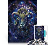 Puzzle 2000 pièces pour Adolescents Capricorne pour Le Jeu éducatif Challenge Toy Décoration Murale, Cadeaux Uniques pour Anniversaire et Noël 70x100cm