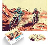 Puzzle 2000 pièces pour Adolescents Cavalier surmontant Les Obstacles Jeu intellectuel Convient pour la décoration de Bureau 70x100cm