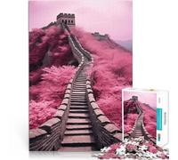 Puzzle 2000 pièces pour Adolescents Cerise Grande Muraille de Chine Jouets éducatifs est idéal comme Cadeau pour Toute la Famille 70x100cm