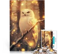 Puzzle 2000 pièces pour Adolescents Chouette Hedwige dans la forêt enchantée Jeu Pratique Collection d'artistes, Beaux-Arts 70x100cm