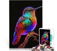 Puzzle 2000 pièces pour Adolescents Colibri néon Compétition de Vitesse Manuelle Activités Amusantes à la Maison, Cadeaux d'anniversaire, Cadeaux de Voyage, 70x100cm