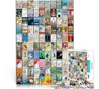 Puzzle 2000 pièces pour Adolescents Collage d'affiches rétro Réduction du Stress intéressante Une œuvre d'art 70x100cm