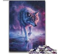 Puzzle 2000 pièces pour Adolescents Cosmic Wolf, activités familiales Amusantes à la Maison, Cadeau d'anniversaire, Cadeaux de Voyage, pour Les Enfants de 14 Ans et Plus, 70x100cm