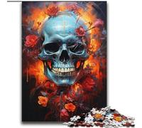 Puzzle 2000 pièces pour Adolescents, crâne psychédélique, Divertissement en Famille, activités à la Maison, Cadeau d'anniversaire, Cadeaux de Voyage, pour Les Enfants de 14 Ans et Plus, 70x100cm