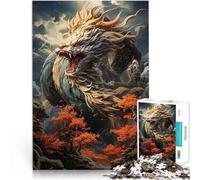 Puzzle 2000 pièces pour Adolescents Dragon du Gouffre Céleste Compétition de Vitesse Manuelle Super Cadeau 70x100cm