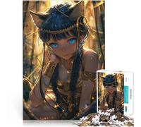 Puzzle 2000 pièces pour Adolescents Enchanteurs félins mystiques Apprentissage éducatif Renforcer l'amour Entre Les Couples 70x100cm