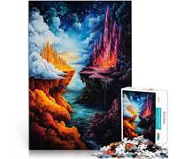 Puzzle 2000 pièces pour Adolescents Enfer et Ciel spirituels Compétition de Vitesse Manuelle Bon Cadeau 70x100cm