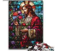 Puzzle 2000 pièces pour Adolescents et Adultes, Art de Jésus, Jouet éducatif intellectuel décompressant, Superbes Cadeaux et Jouets 70x100cm