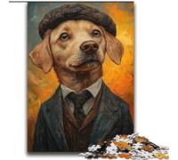Puzzle 2000 pièces pour Adolescents et Adultes Golden Retriever, Jouet éducatif et intellectuel décompressant, Superbes Cadeaux et Jouets 70x100cm