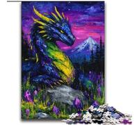 Puzzle 2000 pièces pour Adolescents et Adultes Jeu éducatif Familial Mysterious Dragon, idéal comme Cadeau pour Toute la Famille 14 Ans et Plus 70x100cm