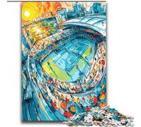 Puzzle 2000 pièces pour Adolescents et Adultes, Salle de Sport de Tennis, Jeu de réflexion, décoration Murale, Cadeaux d'anniversaire et de Noël Uniques, 70x100cm