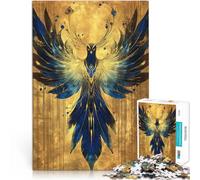 Puzzle 2000 pièces pour Adolescents Façade du Phénix Bleu et doré Coupe de précision est idéal comme Cadeau pour Toute la Famille 70x100cm