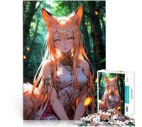 Puzzle 2000 pièces pour Adolescents Fille Renard dans la forêt Jeu Familial Anti-Stress Défi Difficile Super Cadeau 70x100cm