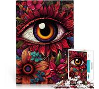 Puzzle 2000 pièces pour Adolescents Fleurs psychédéliques pour Les Yeux Impossible Car C'est Un pour Toute la Famille 70x100cm