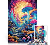 Puzzle 2000 pièces pour Adolescents Forêt trippante Pleine de Champignons Casse-tête Car C'est Un pour Toute la Famille 70x100cm