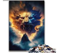 Puzzle 2000 pièces pour Adolescents Galaxy Art Lion Amusement en Famille Activités Amusantes à la Maison, Cadeau d'anniversaire, Cadeaux de Voyage, pour et 14 Ans 70x100cm