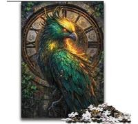 Puzzle 2000 pièces pour Adolescents Green Phoenix Learning Jouets éducatifs Décoration intérieure Unique et Cadeaux pour 14 Ans et Plus 70x100cm
