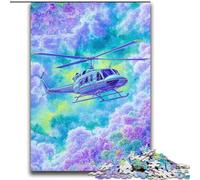 Puzzle 2000 pièces pour Adolescents, hélicoptère de rêve, Jouet éducatif et décompressant, idéal comme Cadeau, 70x100cm