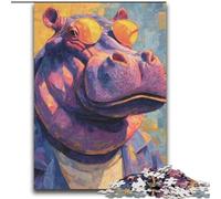 Puzzle 2000 pièces pour Adolescents Hippo Learning Jouets éducatifs Décoration intérieure Unique et Cadeaux pour 14 Ans et Plus 70x100cm