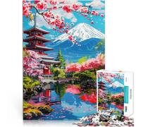 Puzzle 2000 pièces pour Adolescents Jardin Japonais avec Mont Jeu Familial Anti-Stress Défi Difficile Idées Cadeaux 70x100cm