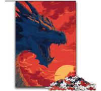 Puzzle 2000 pièces pour Adolescents Jeu éducatif Familial Mysterious Dragon pour Toute la Famille 14 Ans et Plus 70x100cm