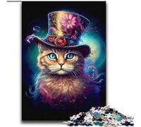 Puzzle 2000 pièces pour Adolescents, Jeu Familial Magic Cat, Anti-Stress, défi Difficile, Collection d'artistes, Beaux-Arts, 70x100cm