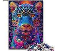 Puzzle 2000 pièces pour Adolescents, Jouet psychédélique Jaguar, Jeu intellectuel pour la décoration de la Maison, à partir de 14 Ans, 70x100cm