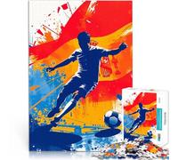 Puzzle 2000 pièces pour Adolescents Joueur de Football Espagnol Analyse et logique Jeu éducatif pour Anniversaire, Noël 70x100cm