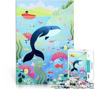 Puzzle 2000 pièces pour Adolescents La Baleine Entraînez Votre Cerveau et Vos Mains Car C'est Un pour Toute la Famille 70x100cm