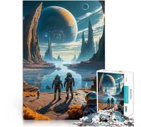 Puzzle 2000 pièces pour Adolescents Lagon d'exploration Spatiale Jouets Anti-Stress est idéal comme Cadeau pour Toute la Famille 70x100cm