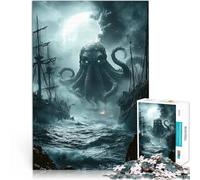 Puzzle 2000 pièces pour Adolescents L'ascension de Cthulhu Défi Difficile pour soulager Le Stress Décoration Parfaite 70x100cm