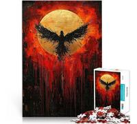 Puzzle 2000 pièces pour Adolescents L'Ascension du Phénix Œuvre d'art expressionniste contemporaine Défi Difficile Jeu de défi Unique 70x100cm