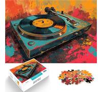 Puzzle 2000 pièces pour Adolescents Lecteur de Vinyle rétro Réduction du Stress intéressante Bon Cadeau 70x100cm