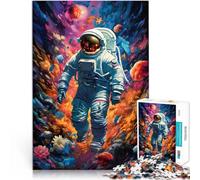 Puzzle 2000 pièces pour Adolescents l'espace des astronautes est Sauvage Jeux éducatifs Décoration d'intérieur et Cadeaux Uniques 70x100cm
