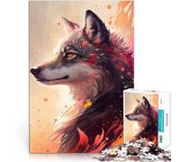 Puzzle 2000 pièces pour Adolescents Loup respecté Jouets de Jeu pour Cadeau Familial Renforcer l'amour Entre Les Couples 70x100cm