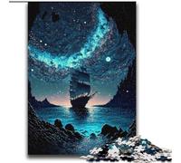 Puzzle 2000 pièces pour Adolescents, Magnifique Bateau Pirate, Jouet éducatif et décompressant, décoration Parfaite, 70x100cm