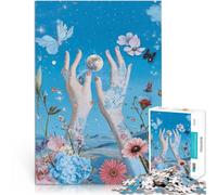 Puzzle 2000 pièces pour Adolescents Mains tendues vers la Lune Réduction du Stress intéressante Une œuvre d'art 70x100cm