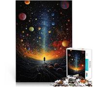 Puzzle 2000 pièces pour Adolescents Monde coloré Jeux éducatifs Décoration d'intérieur Car C'est Un pour Toute la Famille 70x100cm